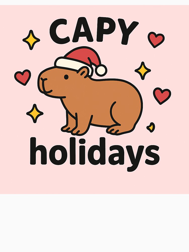 Capy Holidays by Lotus Love Tarot T-Shirts, Hoodie, Sweatshirt | BlankRebels.com (Image 3)