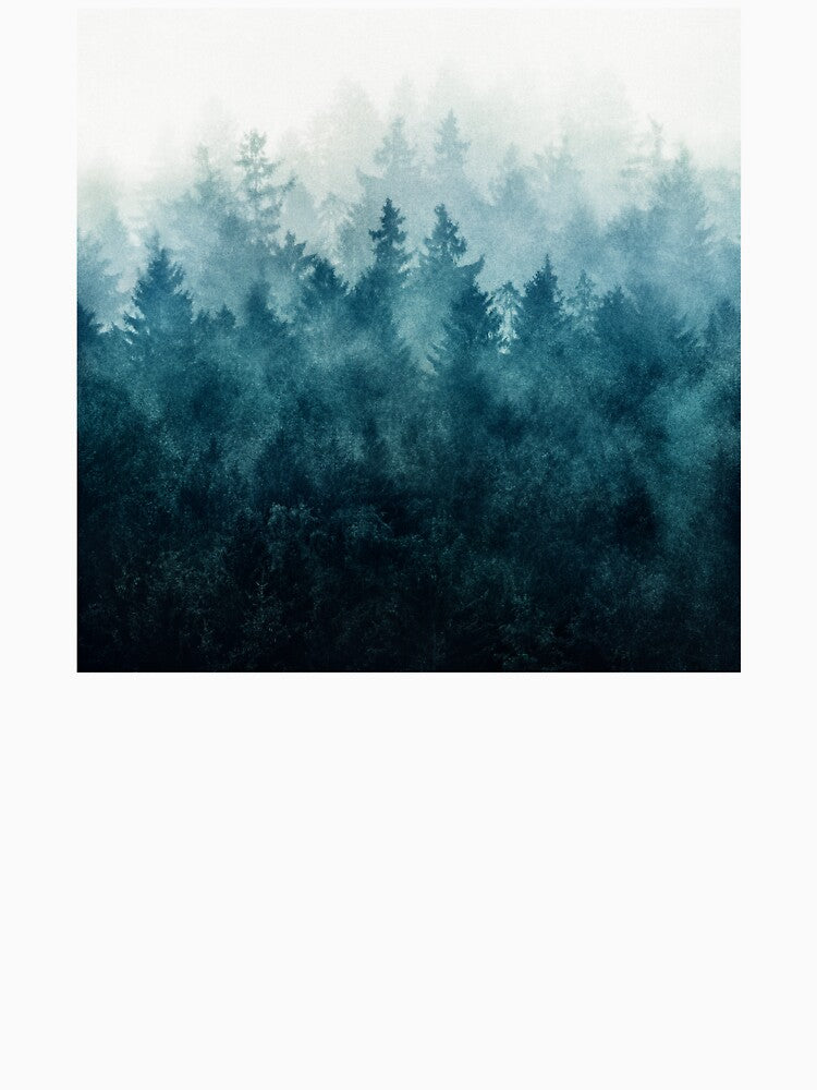 The Heart Of My Heart // So Far From Home In A Misty Foggy Fall Wilderness Forest by Tordis Kayma