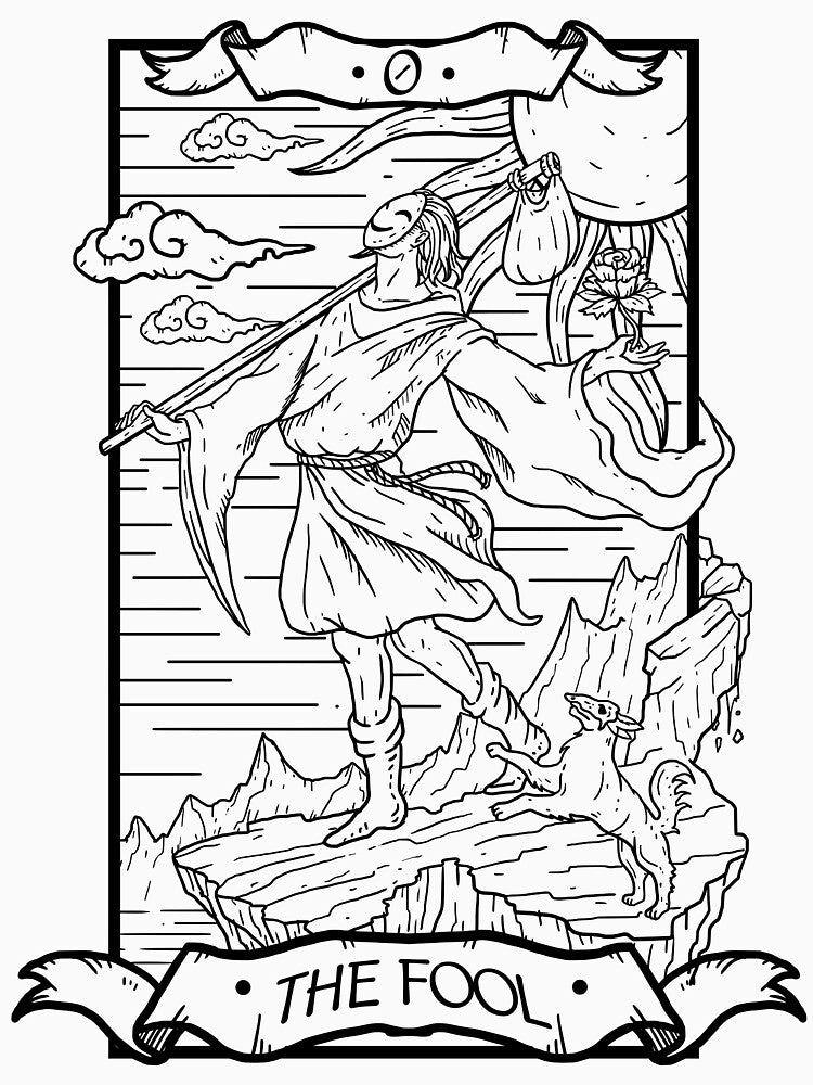 Tarot Card The Fool by Fabian Manser T-Shirts, Hoodie, Sweatshirt | BlankRebels.com (Image 3)
