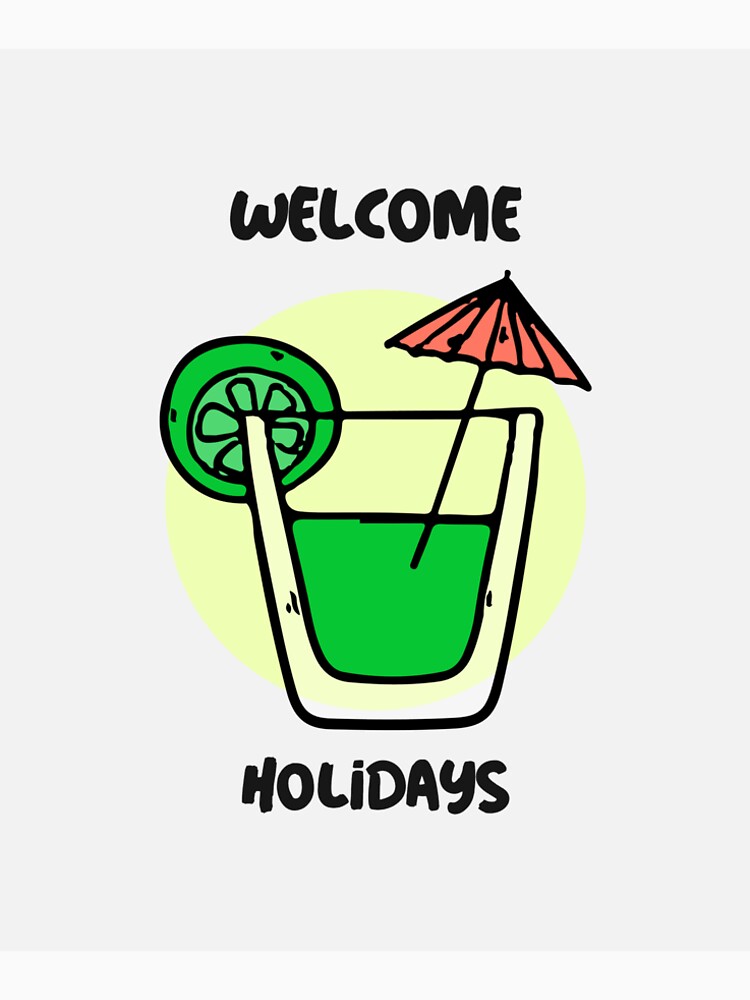 Welcome holidays by Eugenie974 T-Shirts, Hoodie, Sweatshirt | BlankRebels.com (Image 2)