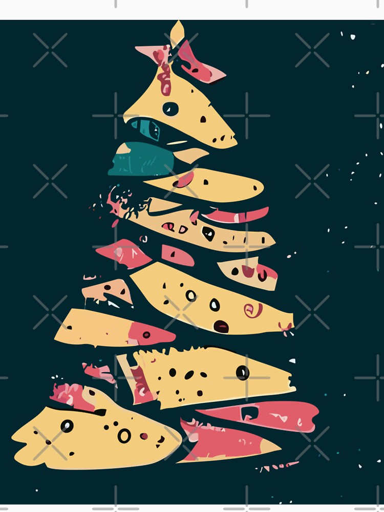 Grunge Christmas Tree in Yellow and Black by SamJanner T-Shirts, Hoodie, Sweatshirt | BlankRebels.com (Image 2)