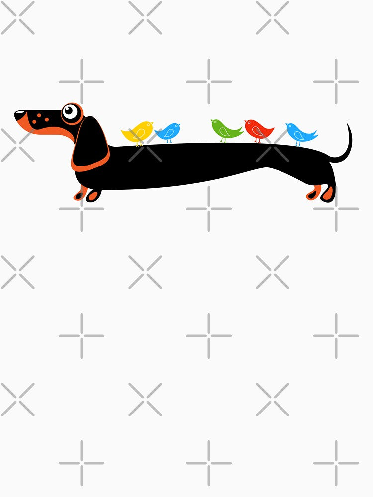 Long Dachshund with Birds by BeansHotTees T-Shirts, Hoodie, Sweatshirt | BlankRebels.com (Image 3)
