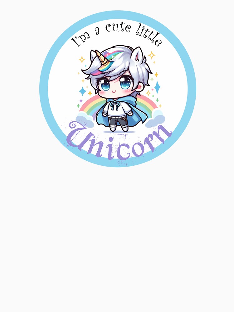 Cute Little Unicorn by Thehatinthecat T-Shirts, Hoodie, Sweatshirt | BlankRebels.com (Image 3)
