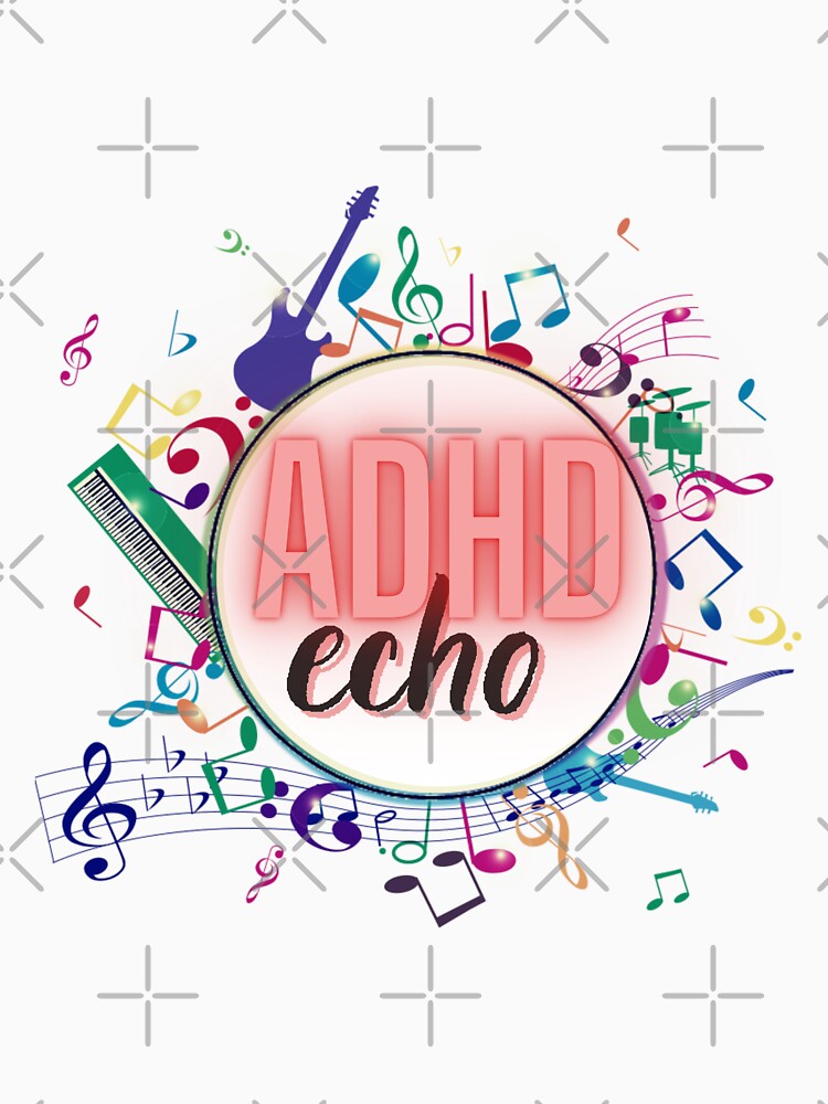 Adhd echo pride by N-creativa T-Shirts, Hoodie, Sweatshirt | BlankRebels.com (Image 3)