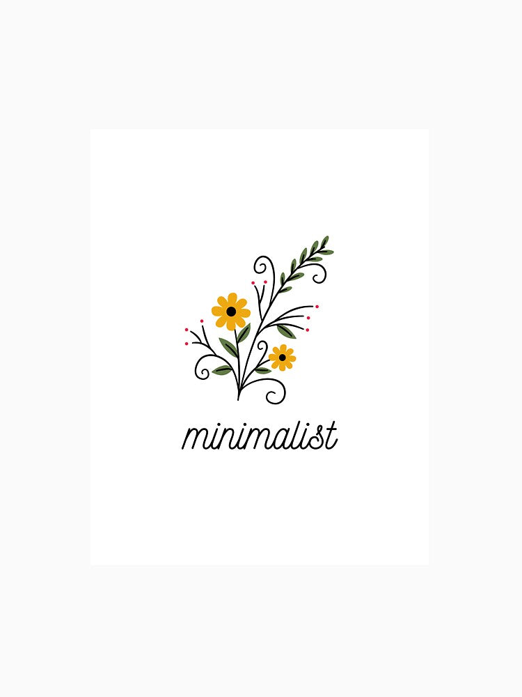 Minimalist Flower T-Shirts, Hoodie, Sweatshirt