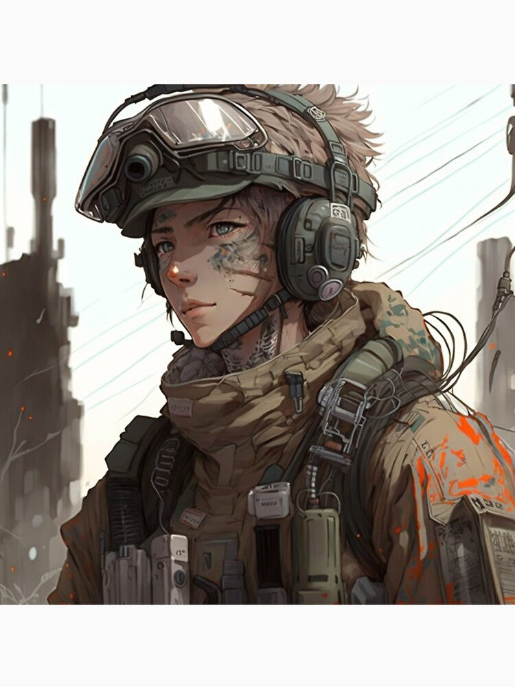military anime by lokirick T-Shirts, Hoodie, Sweatshirt | BlankRebels.com (Image 3)