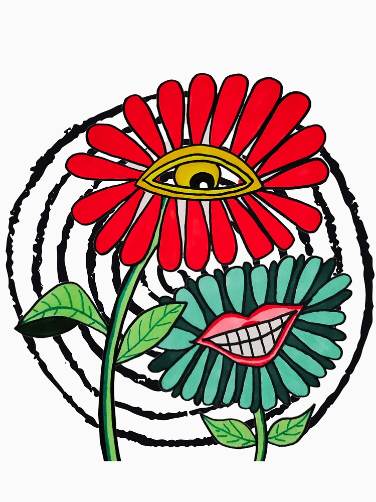 Happy Flowers by The Morbid Hippie T-Shirts, Hoodie, Sweatshirt | BlankRebels.com (Image 3)