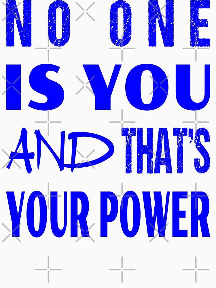 No one is you and that is your power, Motivational quotes, positive words and inspirational sayings for... (Image 3)