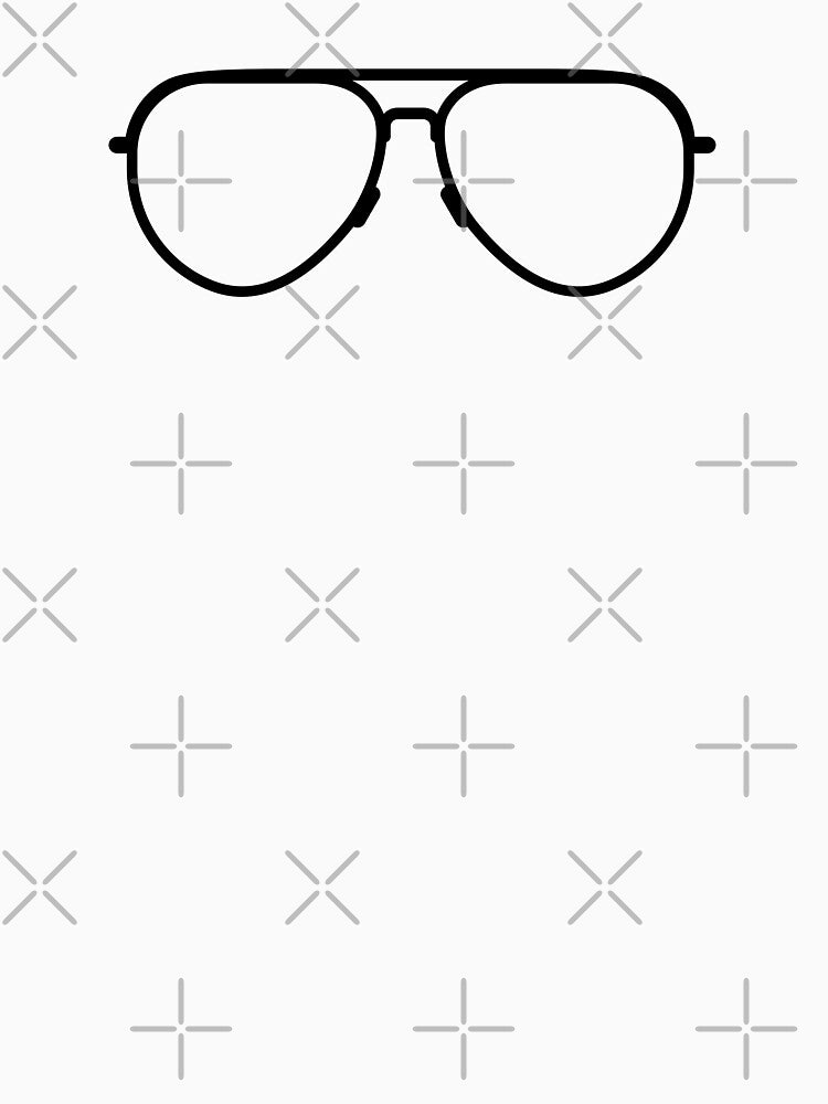 Retro Glasses With Black Frame by THP Creative T-Shirts, Hoodie, Sweatshirt | BlankRebels.com (Image 3)