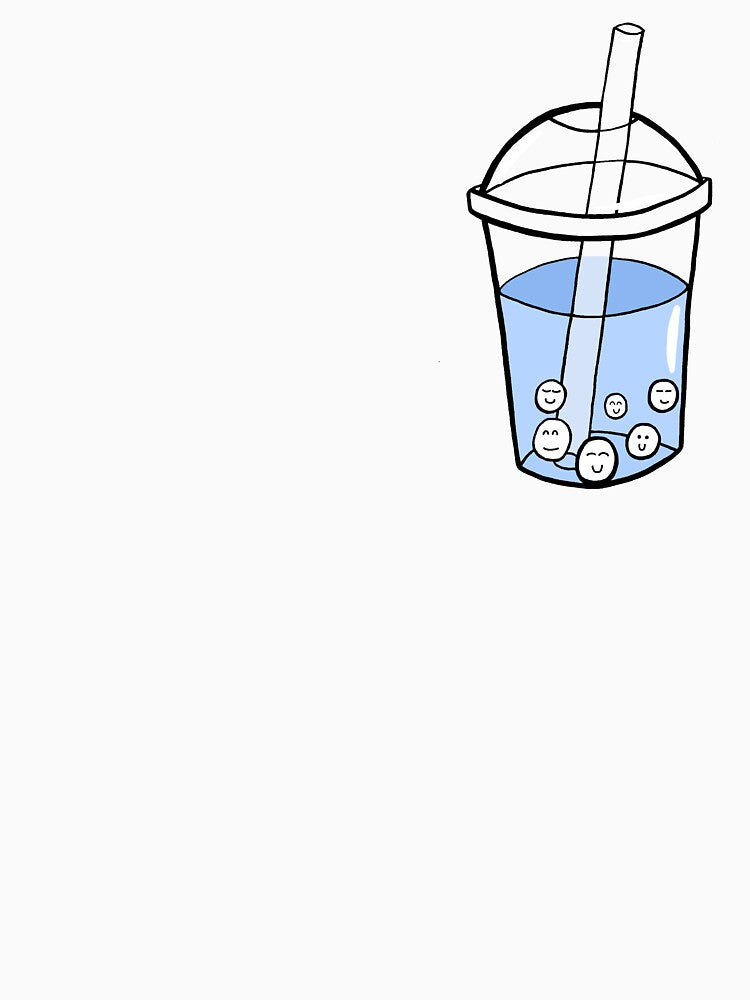 Bubble Tea Blue | Boba Tea  | Bubble Tea Gift | Tapioca Balls | Cute Boba Tea by lozo828 T-Shirts, Hoodie,... (Image 3)