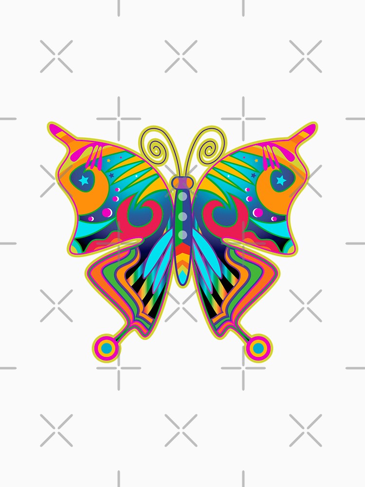 Butterfly Retro by gpsapparel T-Shirts, Hoodie, Sweatshirt | BlankRebels.com (Image 3)