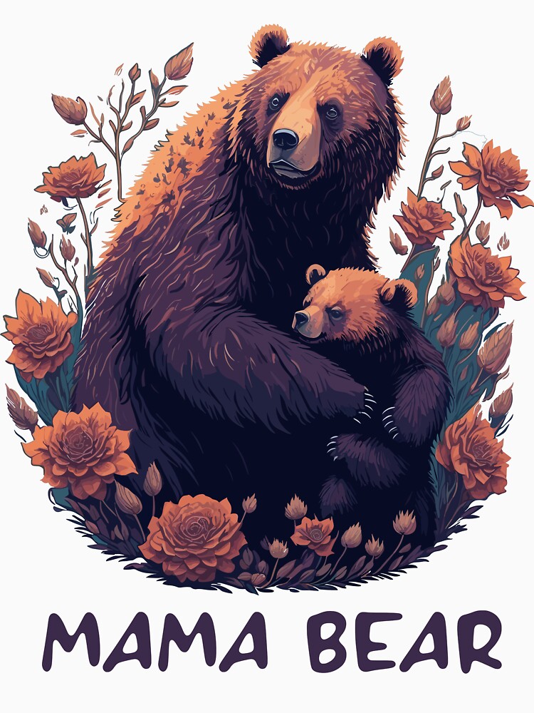 Mama Bear - Happy Mothers Day Special by thrillquest T-Shirts, Hoodie, Sweatshirt | BlankRebels.com (Image 3)