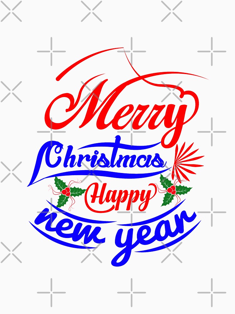Merry Christmas Happy New Year - Christmas Mood by Delandor T-Shirts, Hoodie, Sweatshirt | BlankRebels.com (Image 3)
