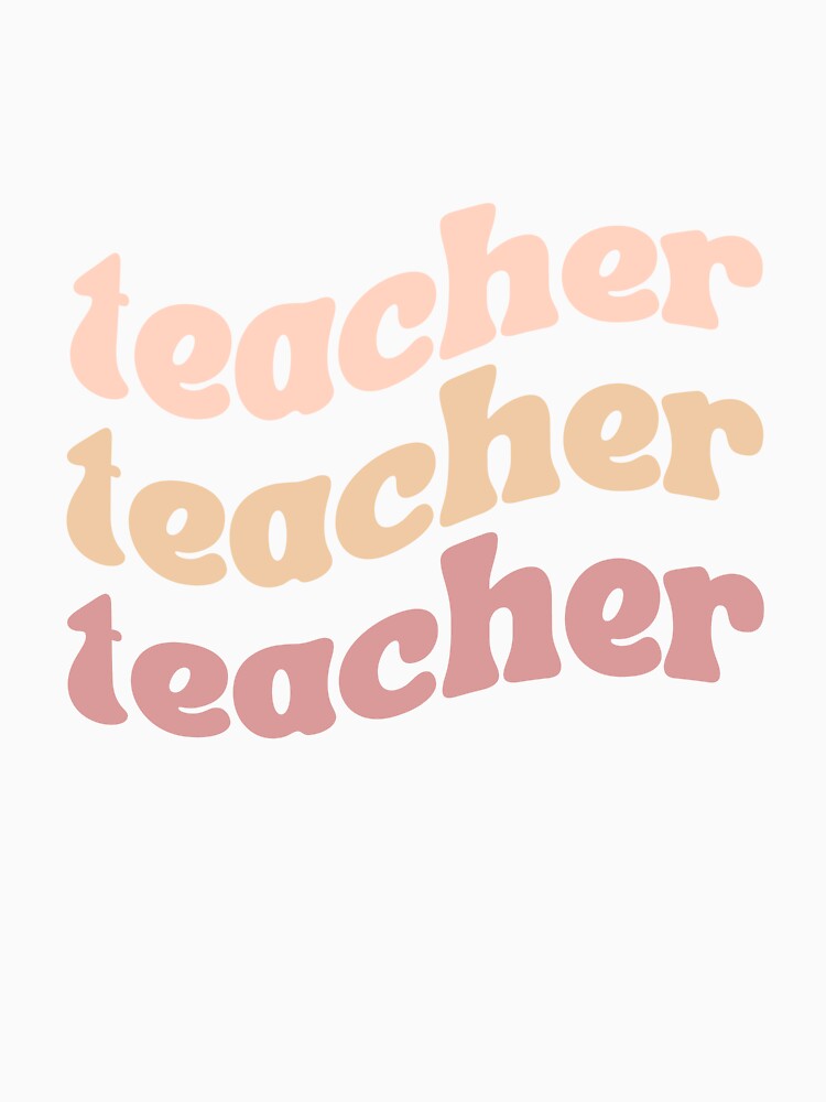 Wavy Teacher Boho Colors T-Shirts, Hoodie, Sweatshirt