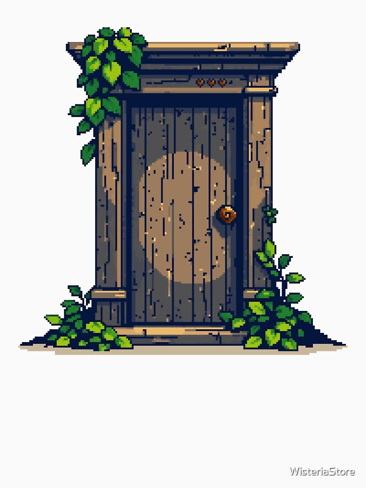 Old Door by WisteriaStore T-Shirts, Hoodie, Sweatshirt | BlankRebels.com (Image 3)