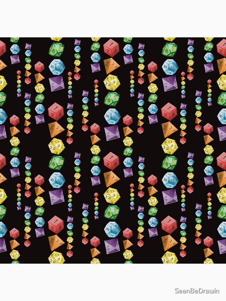 Gaymer Dice - Rainbow Pride Matrix - Night by Bennet and Bird T-Shirts, Hoodie, Sweatshirt | BlankRebels.com (Image 2)