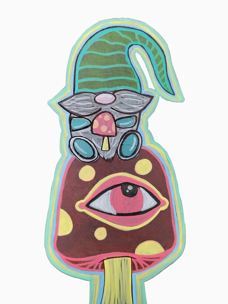 Gnome and mushroom by The Morbid Hippie T-Shirts, Hoodie, Sweatshirt | BlankRebels.com (Image 3)