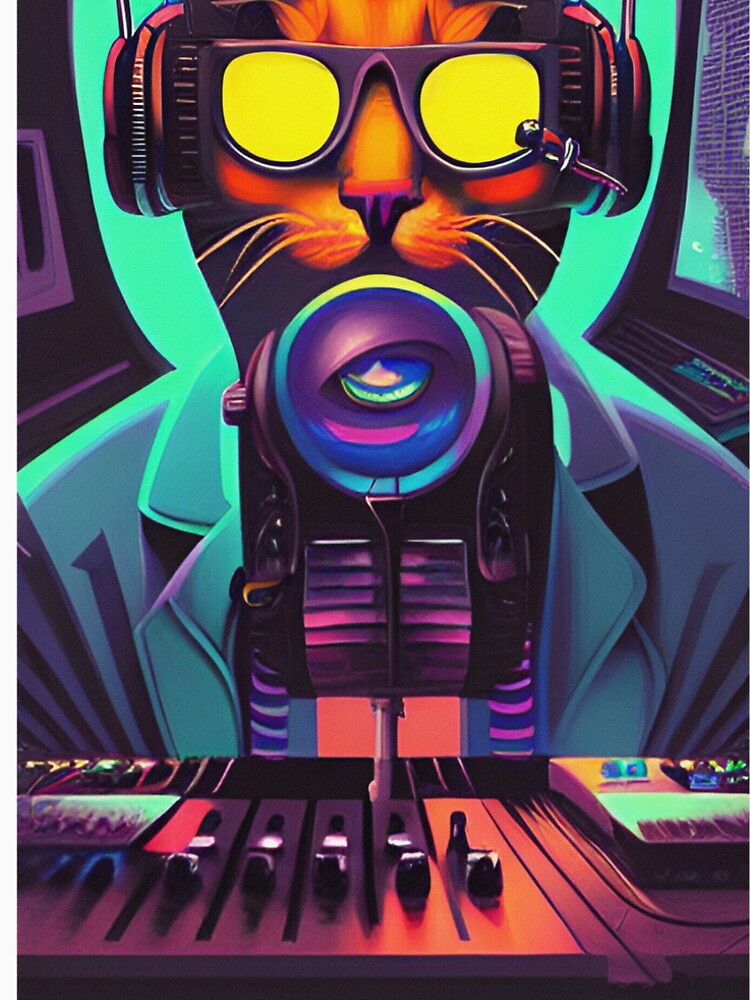 DJ El Gato by bodhivista T-Shirts, Hoodie, Sweatshirt | BlankRebels.com (Image 2)