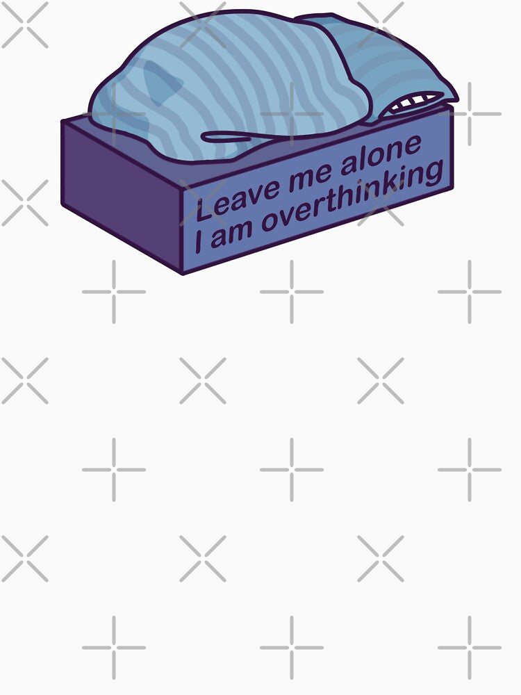 Leave me alone I’m overthinking in blue by Kyiomi T-Shirts, Hoodie, Sweatshirt | BlankRebels.com (Image 3)