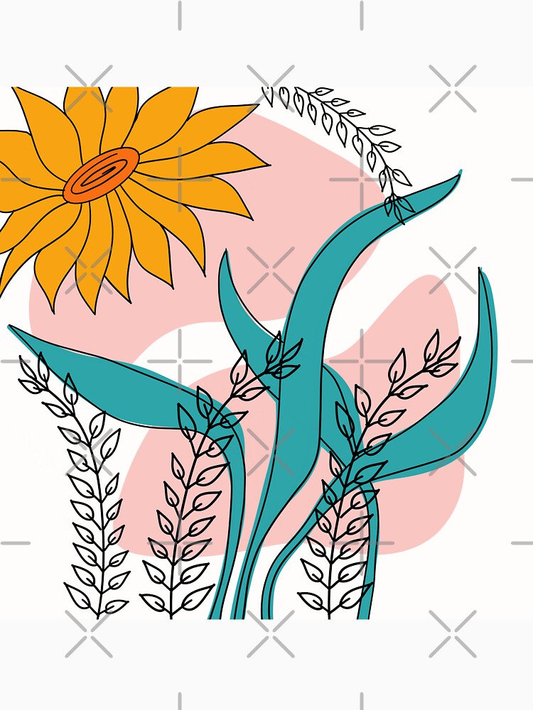 Botanical art with flower by kkanchan T-Shirts, Hoodie, Sweatshirt | BlankRebels.com (Image 3)