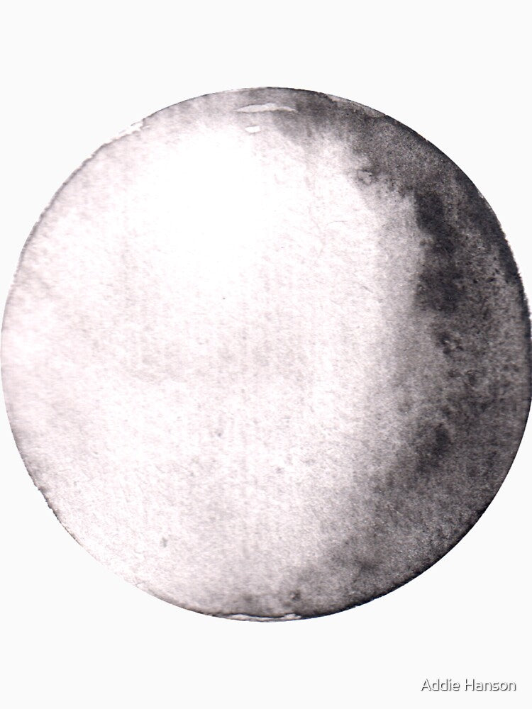 watercolor moon phase illustration by Addie Hanson T-Shirts, Hoodie, Sweatshirt | BlankRebels.com (Image 3)