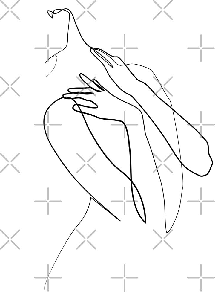 Sensuality - Minimal line art by InspiRin T-Shirts, Hoodie, Sweatshirt | BlankRebels.com (Image 2)