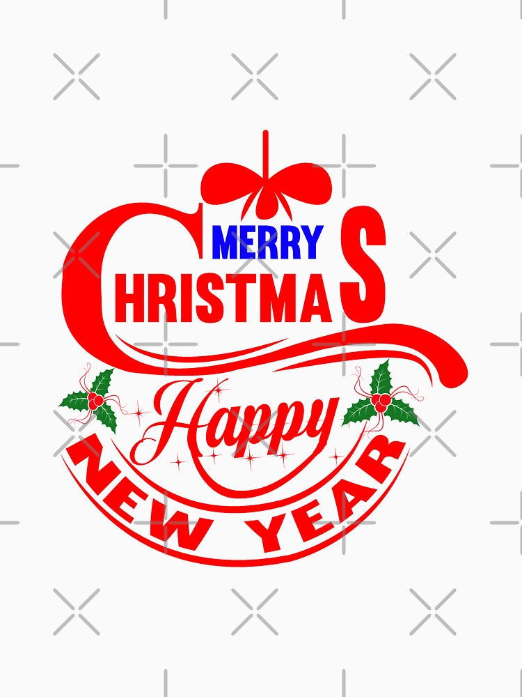 Merry Christmas Happy New Year - Christmas Spirit by Delandor T-Shirts, Hoodie, Sweatshirt | BlankRebels.com (Image 3)