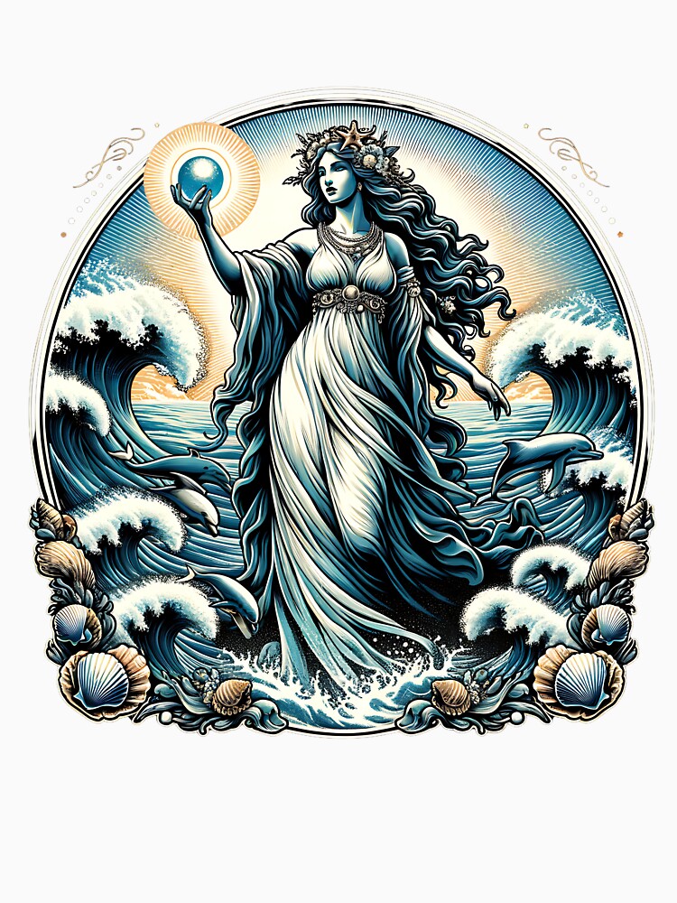 Yemaya Goddess of the Ocean by Isobel Essentials T-Shirts, Hoodie, Sweatshirt | BlankRebels.com (Image 3)