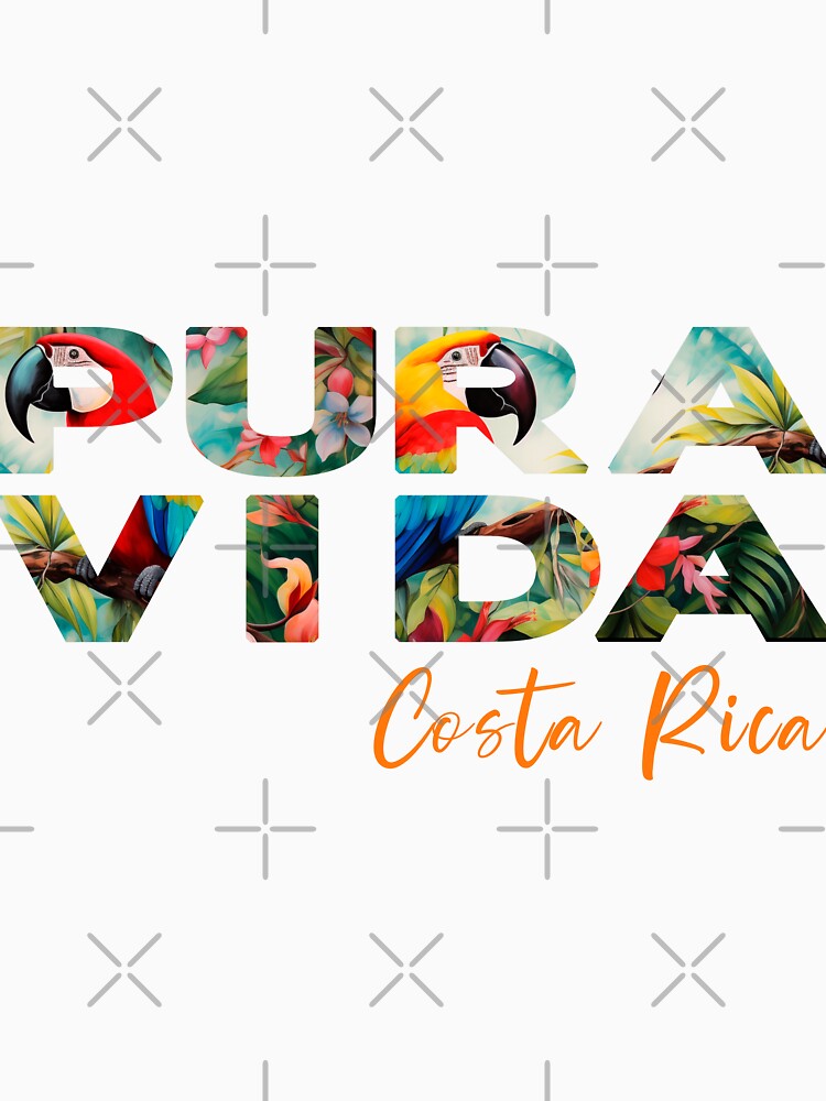 Pura Vida Costa Rica Saying by Creativa-CR