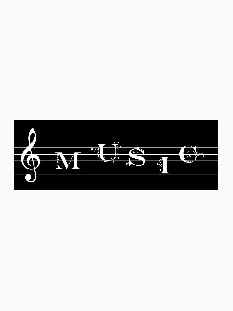 Music lines - b&w by adiosmillet T-Shirts, Hoodie, Sweatshirt | BlankRebels.com (Image 3)
