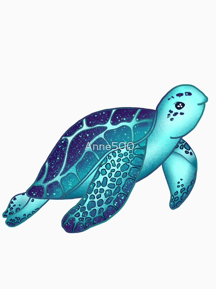 Galaxy Ocean Turtle by Anne500 T-Shirts, Hoodie, Sweatshirt | BlankRebels.com (Image 3)