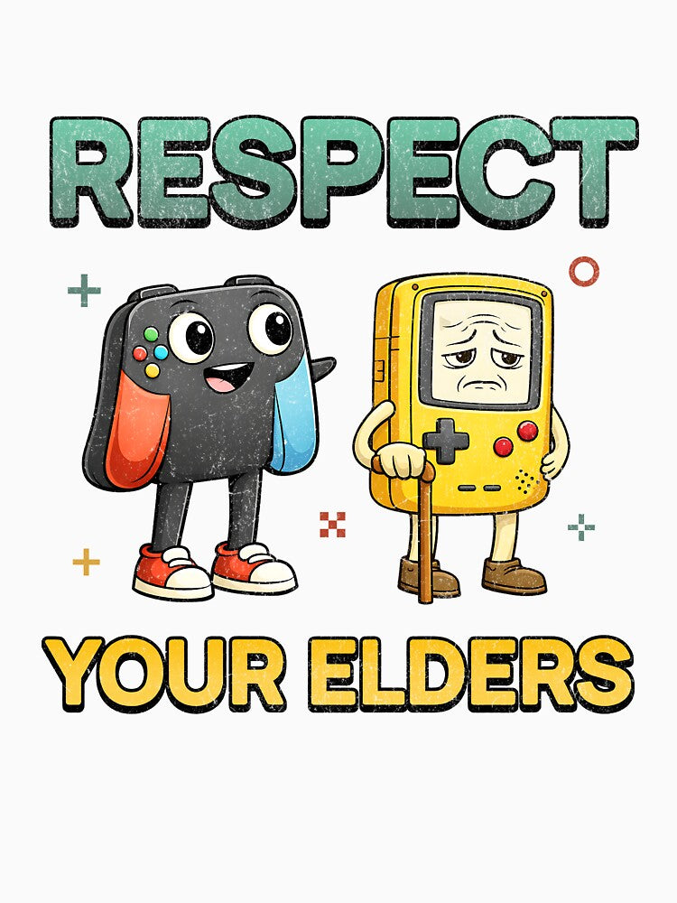 Respect Your Elders Gaming Control Retro – Funny Retro Gaming Generations T-Shirts, Hoodie, Sweatshirt