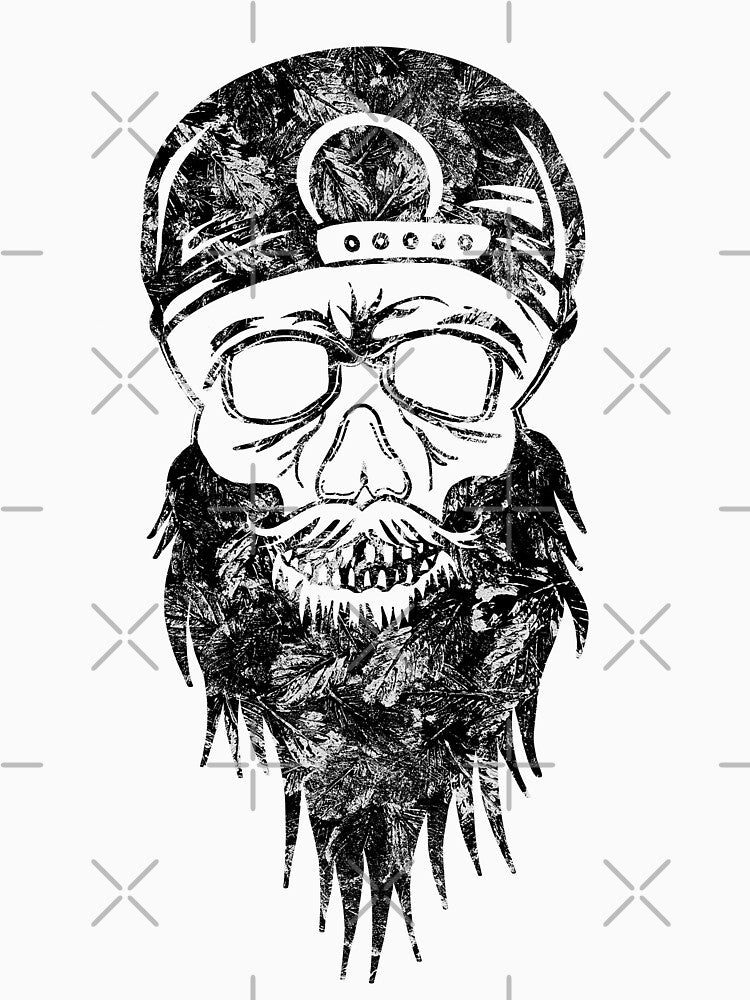 Dark leaves in darkest skies cool beard hat skull by TitaCris T-Shirts, Hoodie, Sweatshirt | BlankRebels.com (Image 3)