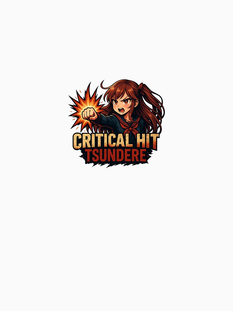Critical Hit Tsundere by NeoKitsu T-Shirts, Hoodie, Sweatshirt | BlankRebels.com (Image 3)