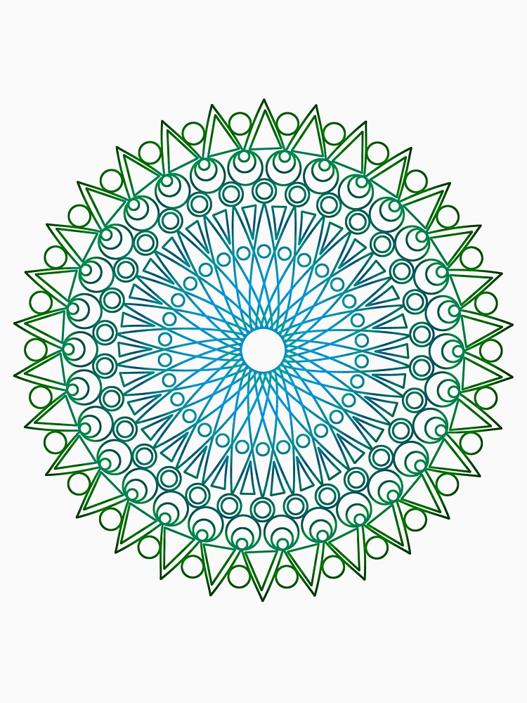 Green mandala by adiosmillet T-Shirts, Hoodie, Sweatshirt | BlankRebels.com (Image 3)