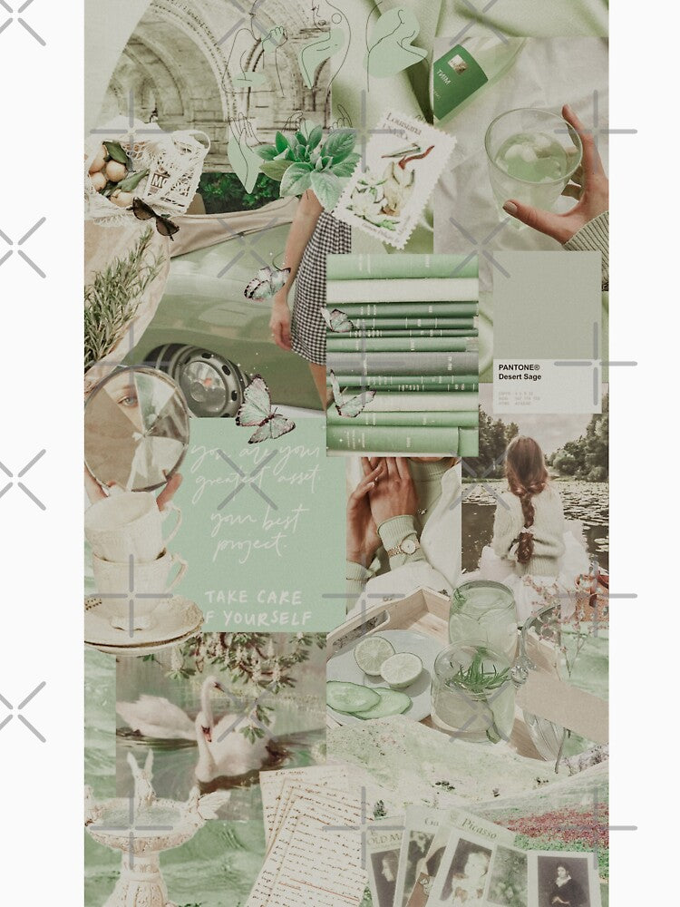 SAGE GREEN COLLAGE by abbymoriartyy T-Shirts, Hoodie, Sweatshirt | BlankRebels.com (Image 3)