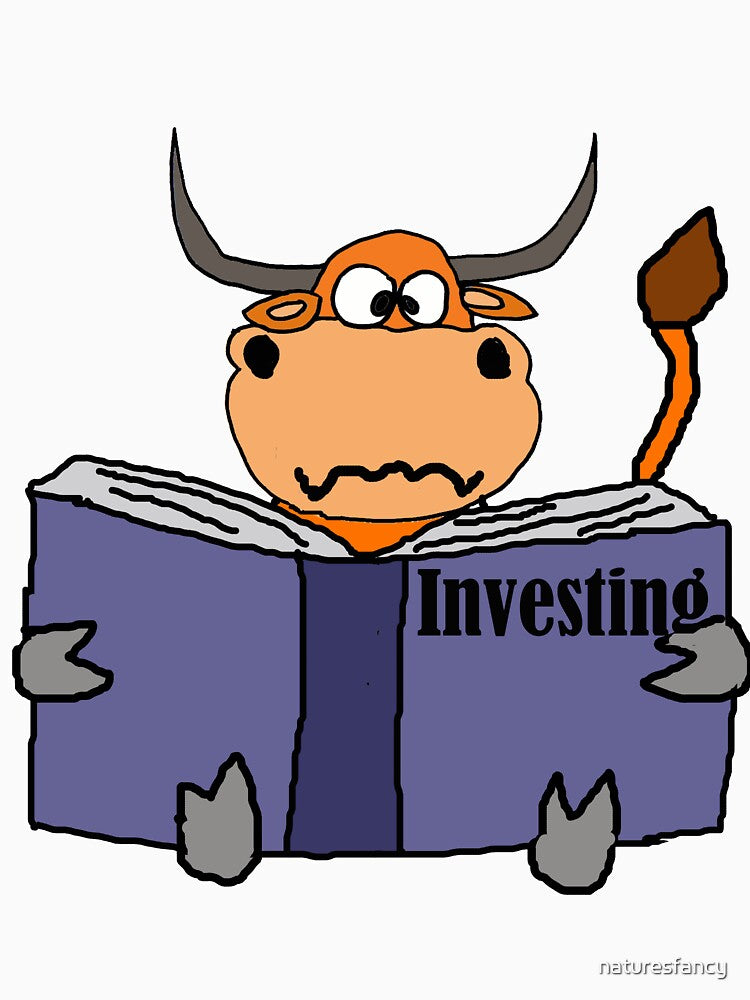 Funny Bull Reading Investing Book by Nature's Fancy T-Shirts, Hoodie, Sweatshirt | BlankRebels.com (Image 3)