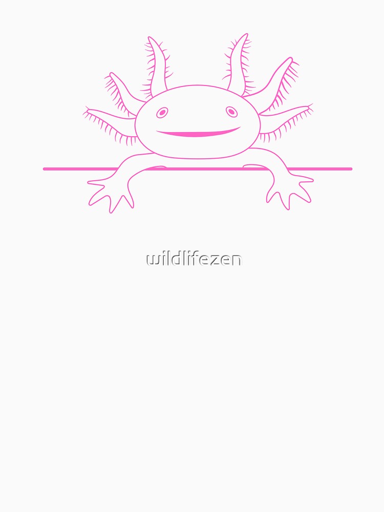 axolotl art by wildlifezen T-Shirts, Hoodie, Sweatshirt | BlankRebels.com (Image 3)