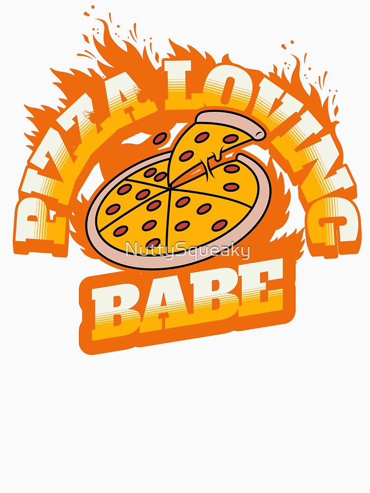 Pizza Loving Babe by NuttySqueaky T-Shirts, Hoodie, Sweatshirt | BlankRebels.com (Image 3)