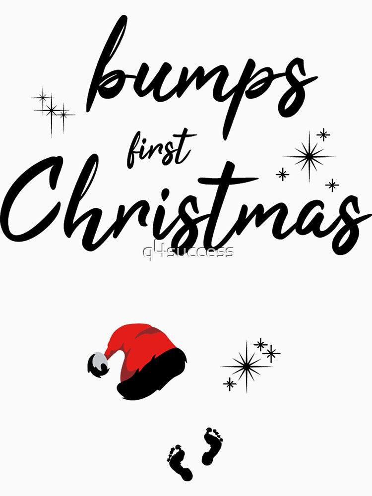 Bump's First Christmas Holiday Ladies Shirt by q4success Hoodie, Sweatshirt | BlankRebels.com (Image 2)