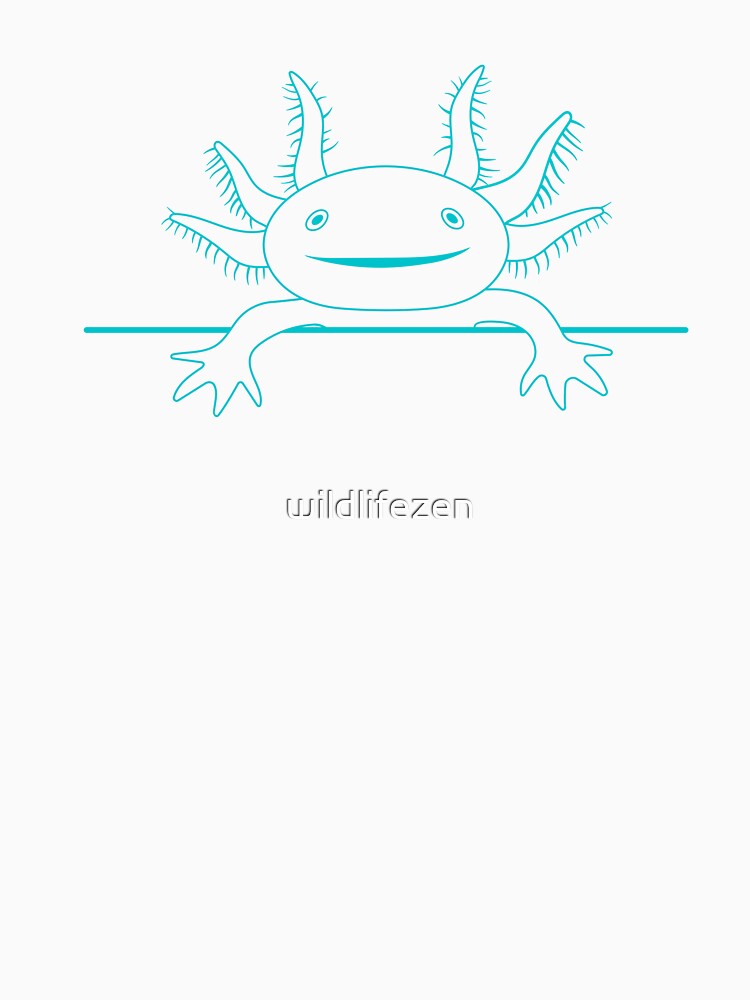 Aoxlotl Chill by wildlifezen T-Shirts, Hoodie, Sweatshirt | BlankRebels.com (Image 3)