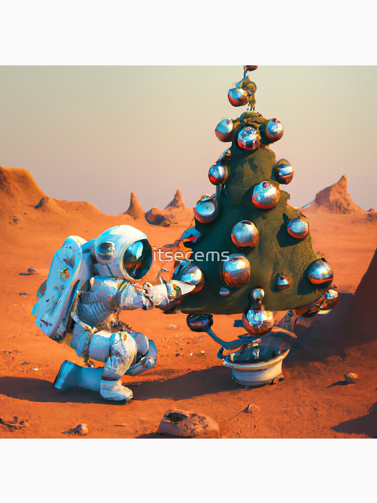 Astronaut Decorating a Christmas Tree by itsecems T-Shirts, Hoodie, Sweatshirt | BlankRebels.com (Image 3)