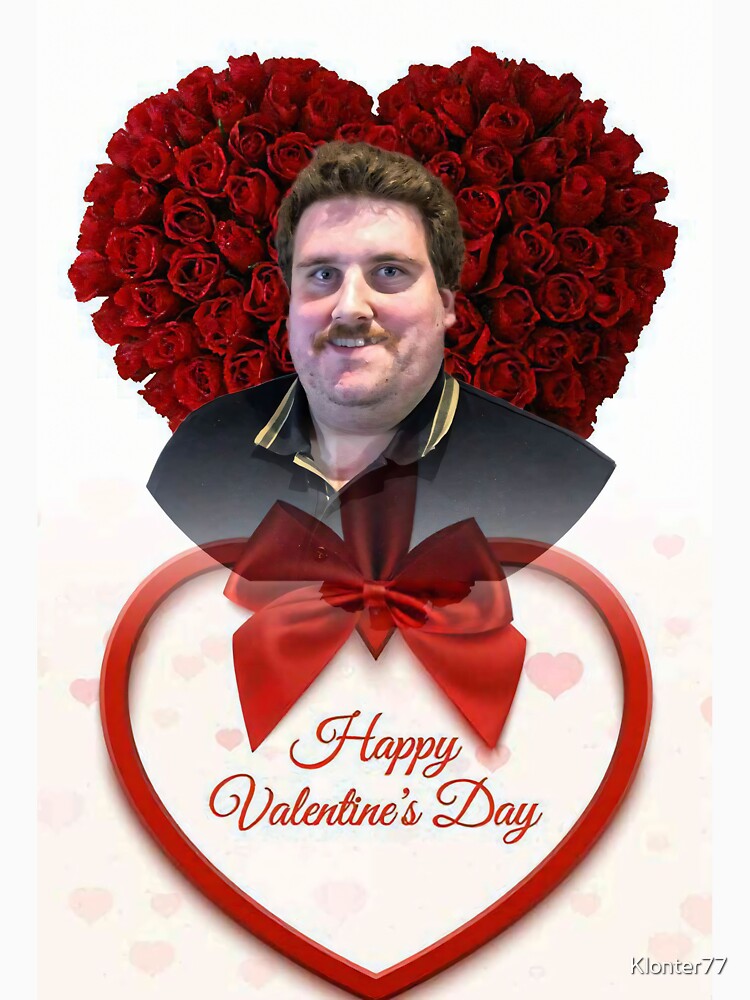 Drachenlord Poster - Happy Valentine's Day (2025) | Upscaled, high quality poster by Klonter77 T-Shirts,... (Image 3)