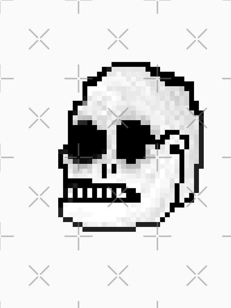 Pixel art skull by Krp2 T-Shirts, Hoodie, Sweatshirt | BlankRebels.com (Image 3)