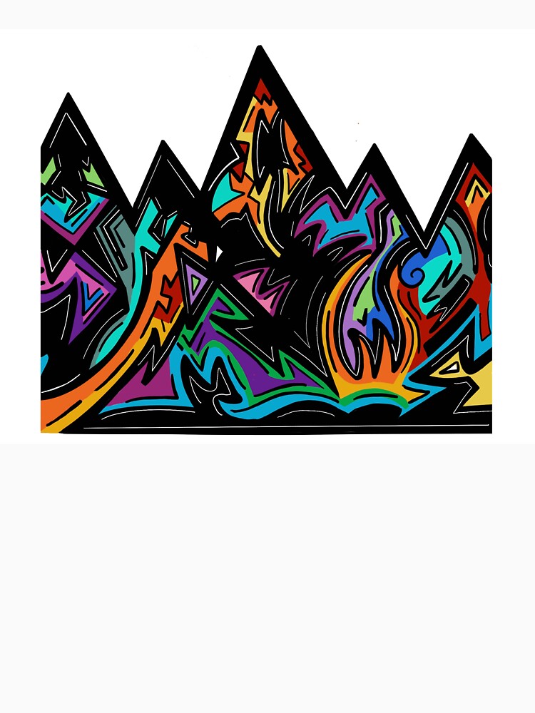 Funky Mountain by Mixolydian89 T-Shirts, Hoodie, Sweatshirt | BlankRebels.com (Image 3)
