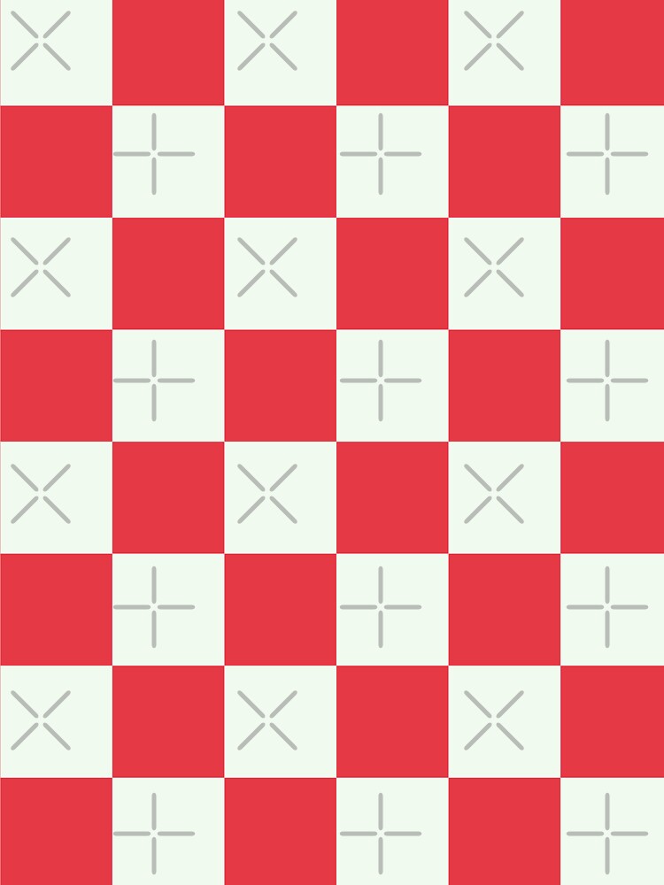 Pixel Retro Red Checkerboard Pattern by Zaya_art T-Shirts, Hoodie, Sweatshirt | BlankRebels.com (Image 3)