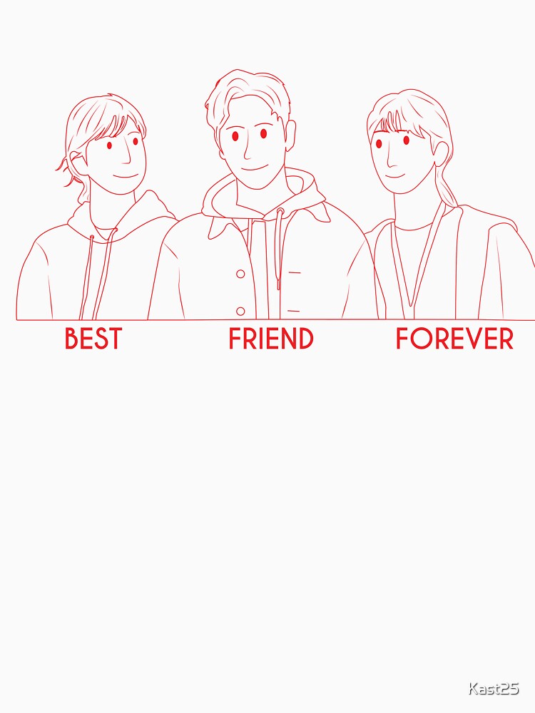 best friend forever - funny friend by Kast25 T-Shirts, Hoodie, Sweatshirt | BlankRebels.com (Image 3)