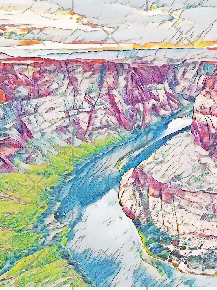GALATHI Horseshoe River Bend - Mountain by Galathi Designs T-Shirts, Hoodie, Sweatshirt | BlankRebels.com (Image 3)