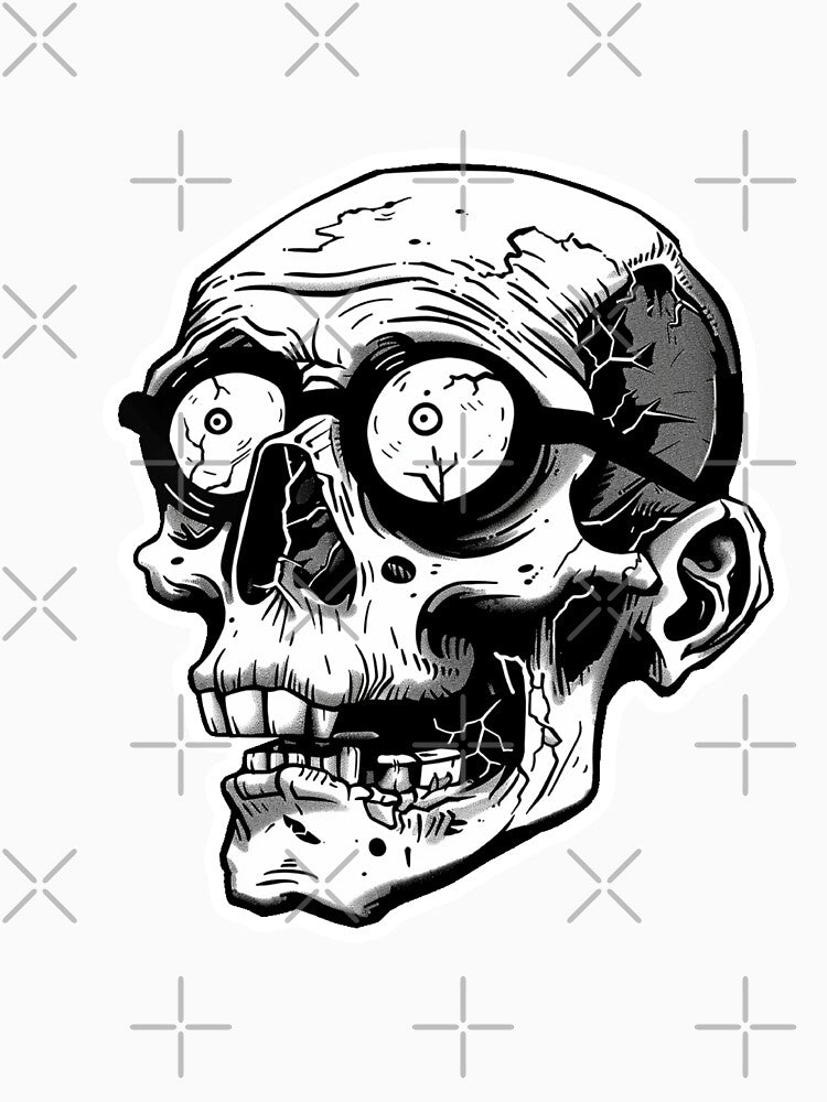 Skull by Line Designs By Duck T-Shirts, Hoodie, Sweatshirt | BlankRebels.com (Image 3)