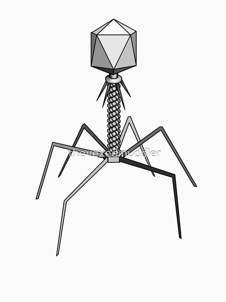 T4 bacteriophage virus by thevexedmuddler T-Shirts, Hoodie, Sweatshirt | BlankRebels.com (Image 3)
